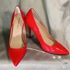 Madden Girl VALA RED PATENT Skinny Heel size 9.5